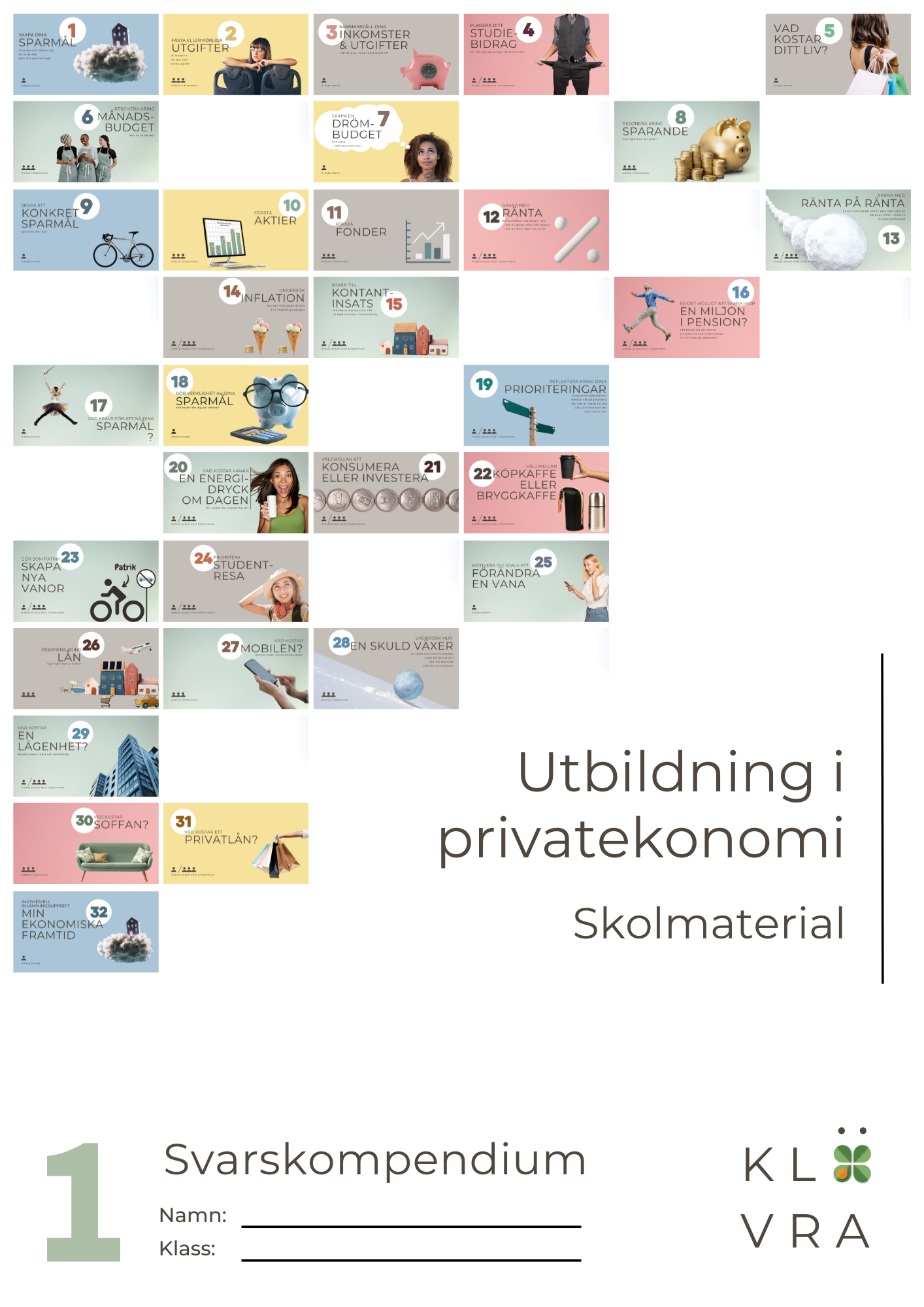 Skolmaterial - Svarskompendium