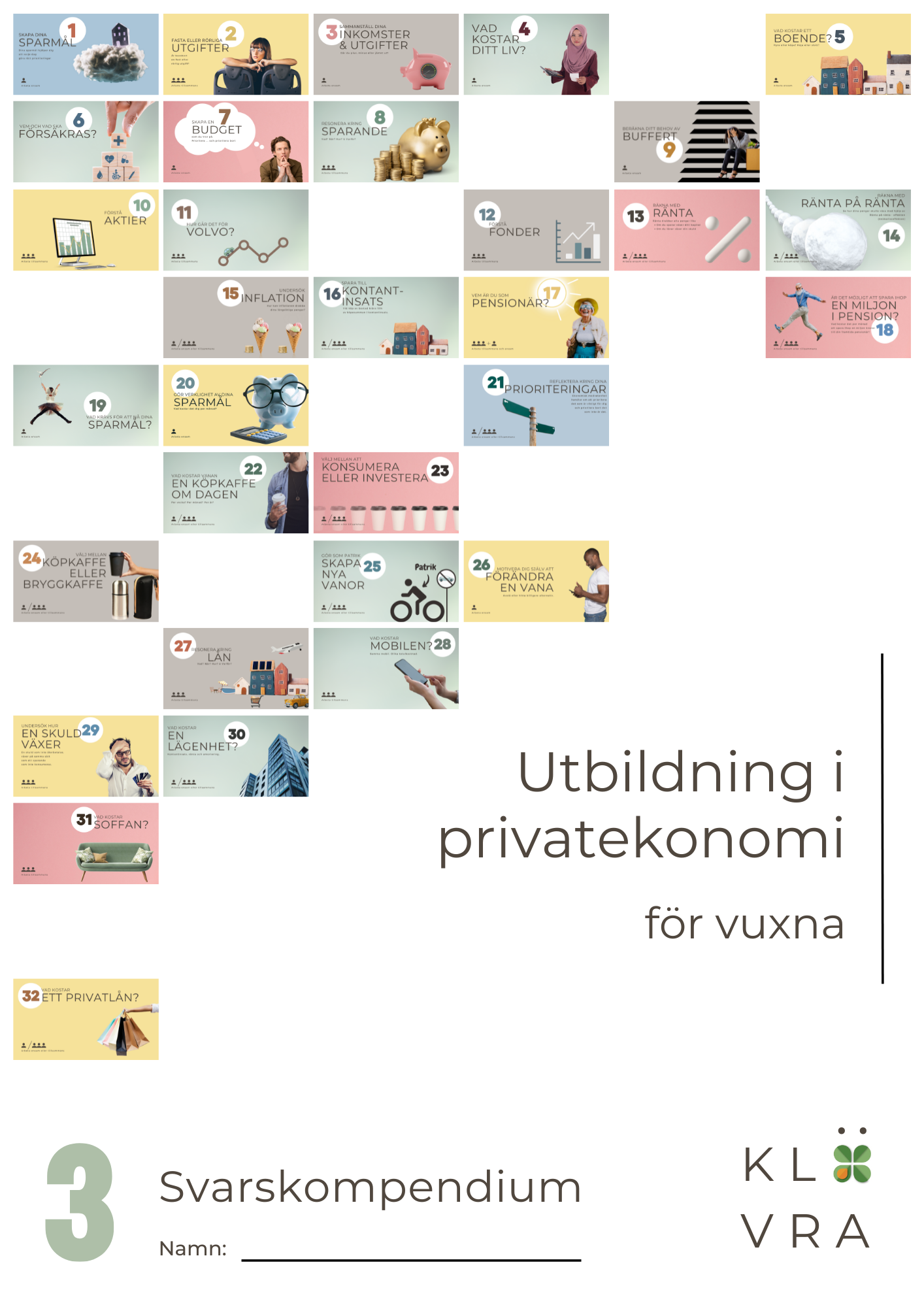 Utbildning i privatekonomi - Svarskompendium